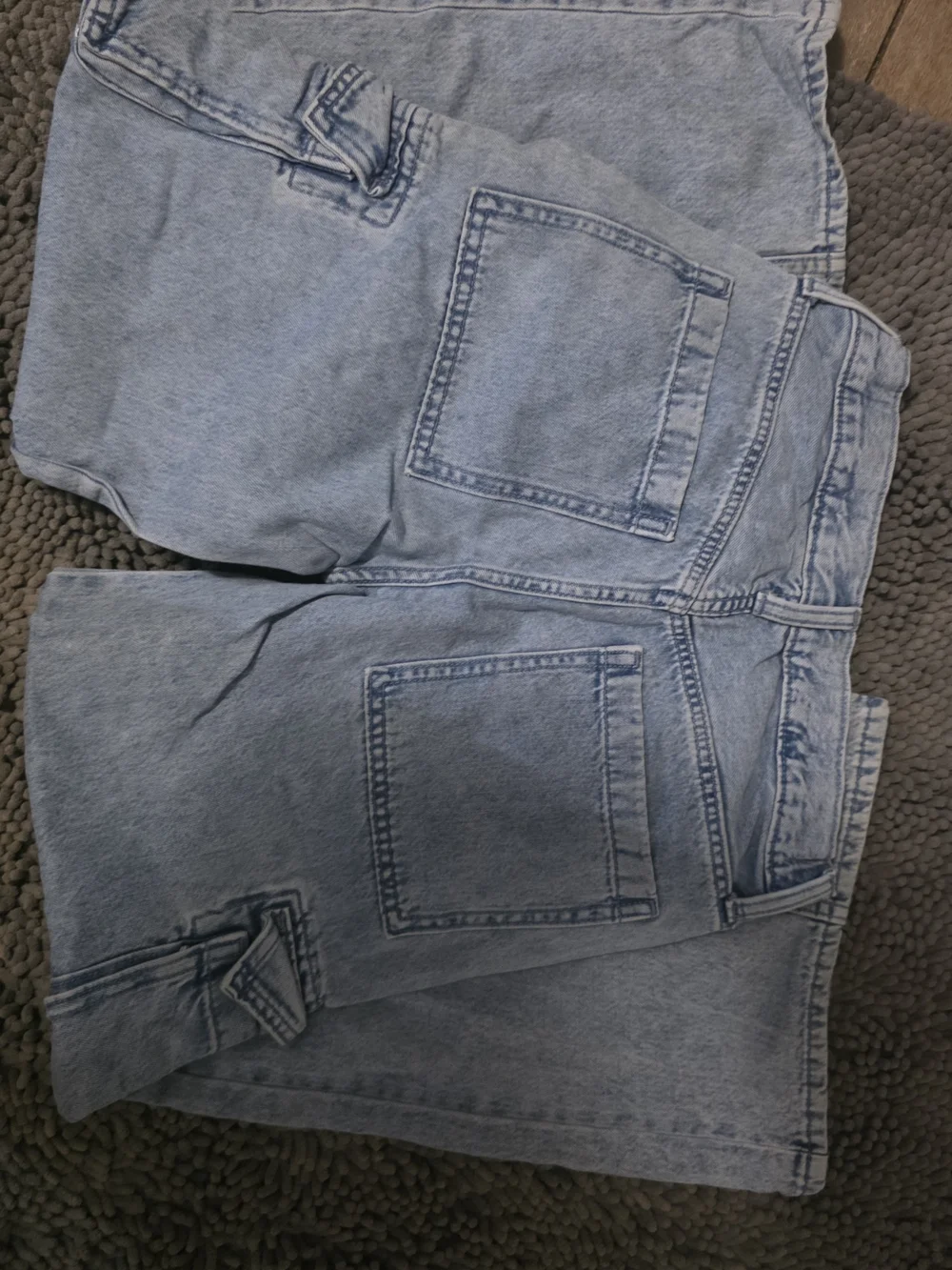 Old Navy Light Blue Denim Cargo Pants - Kids